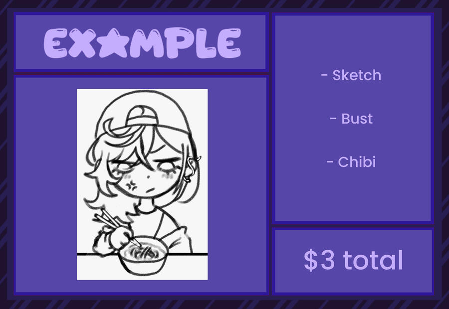 example1 full body sketch, 21 minutes of work: $17.8